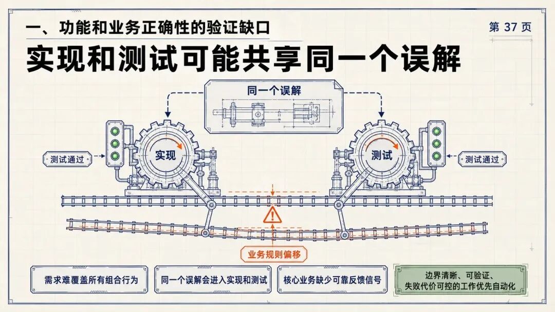 实现和测试可能共享同一个误解